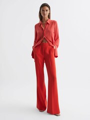 Reiss Coral Maia Wide Leg Trousers - Image 3 of 6