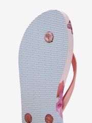 Baker by Ted Baker Floral Printed Bow Flip Flops - Image 4 of 5