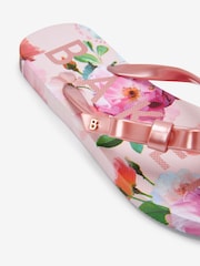 Baker by Ted Baker Floral Printed Bow Flip Flops - Image 5 of 5