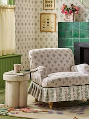 Cath Kidston Cream Cath Crest A4 Wallpaper Sample - Image 5 of 5