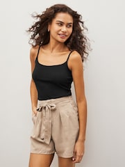 Black/Black/White Thin Strap Vest 3 Packs - Image 4 of 5