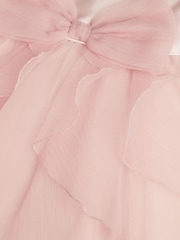 Rosa - Vestido de fiesta Monsoon Raphela con mangas abullonadas y lazo - Imagen 4 de 4