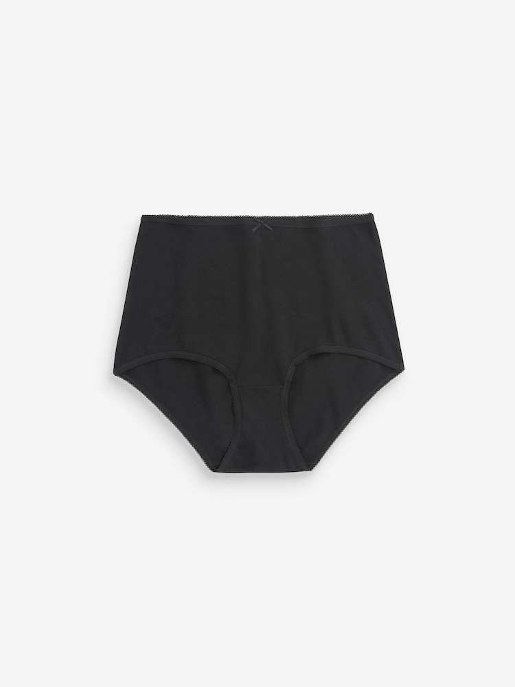 Black Full Brief Cotton Rich Knickers 4 Pack - Image 5 of 5 Black Full Brief Cotton Rich Knickers 4 Pack - Image 5 of 5