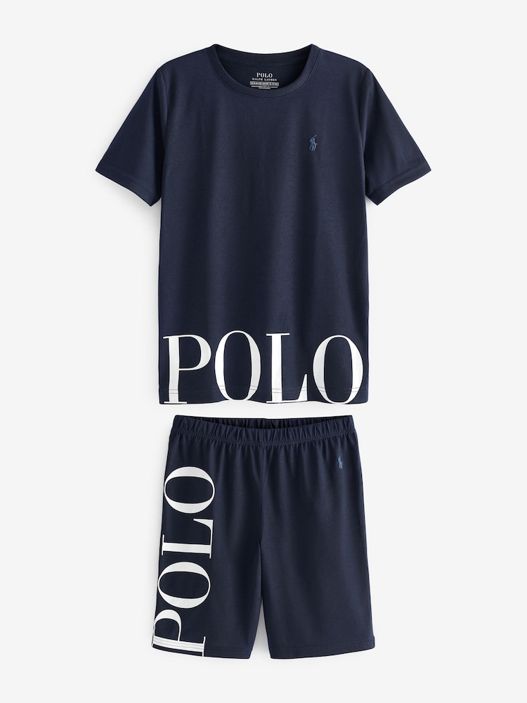 Polo Ralph Lauren Logo T-Shirt And Shorts Pyjamas - Image 1 of 3