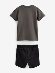 Batman Black T-Shirt And Shorts License Set (6mths-8yrs) - Image 2 of 2