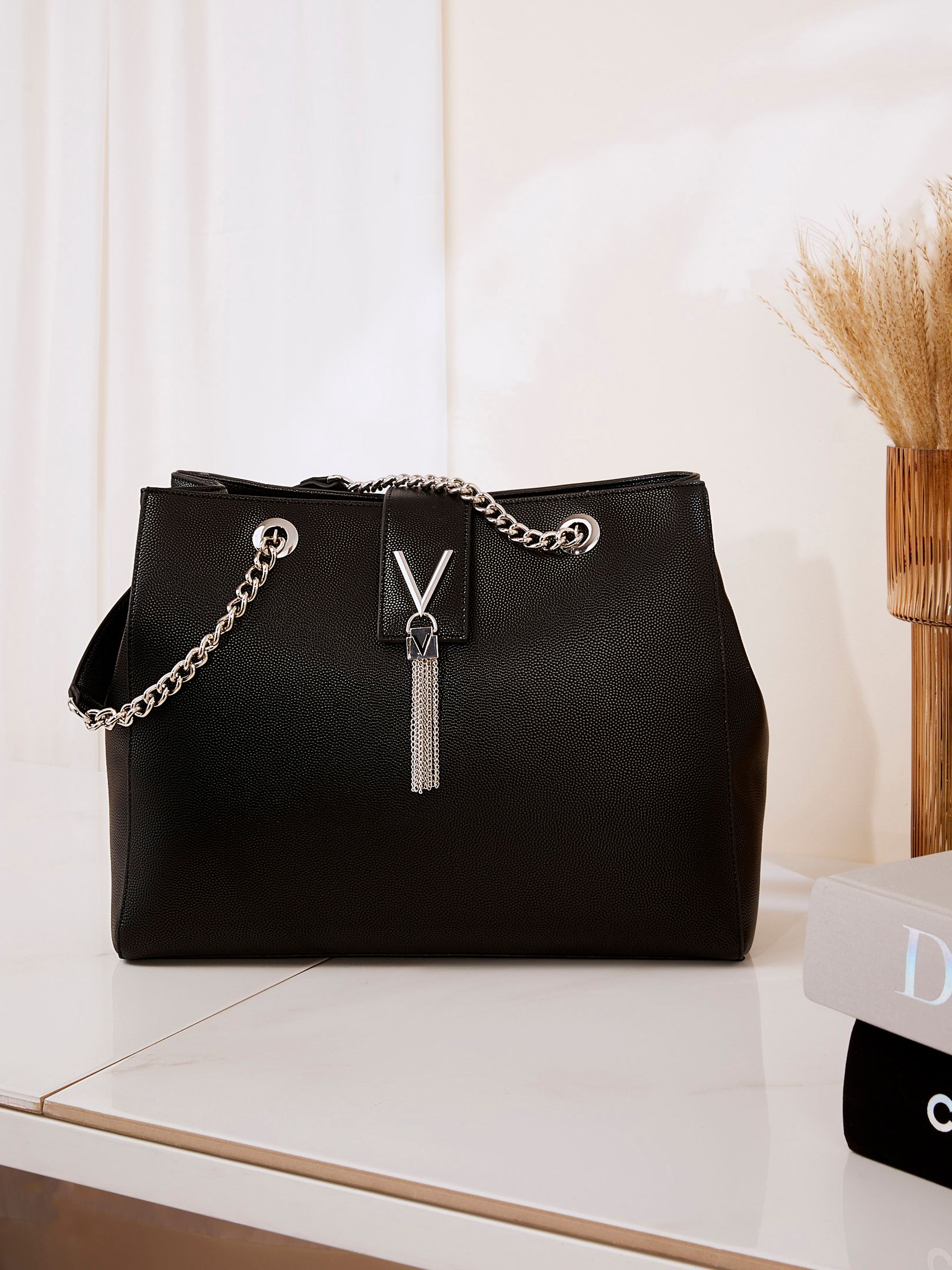 Buy Valentino Bags Black Divina Tote Bag from Next Luxembourg