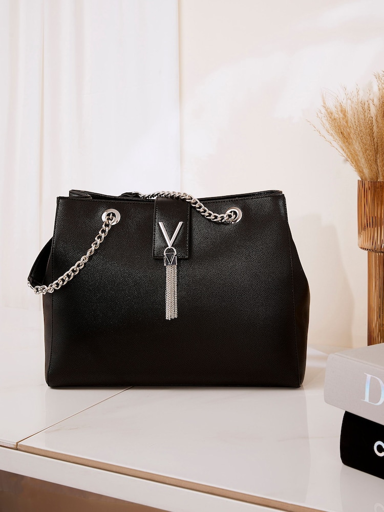Valentino Bags Black Divina Tote Bag - Image 1 of 5