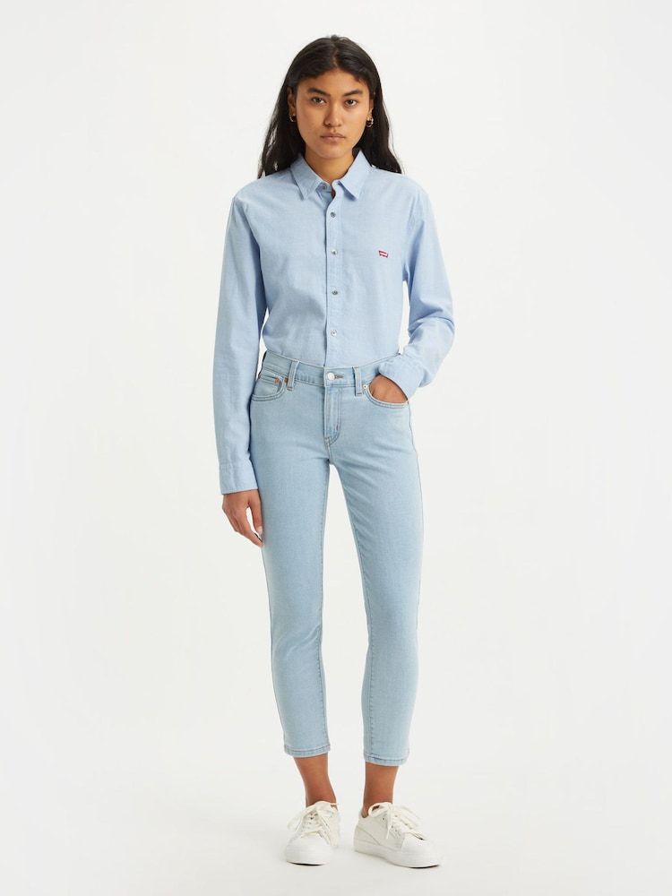 Levi's® Lapis Outsider Clean Hem Mid Rise Boyfriend Jeans - Image 1 of 4