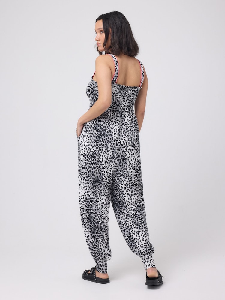 SCAMP & DUDE Cheetah Jersey Jumpsuit - Imagen 2 de 4