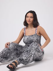 SCAMP & DUDE Cheetah Jersey Jumpsuit - Imagen 3 de 4