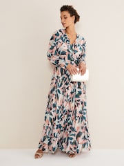 Phase Eight Natural Petite Averie Print Maxi Dress - Image 1 of 6