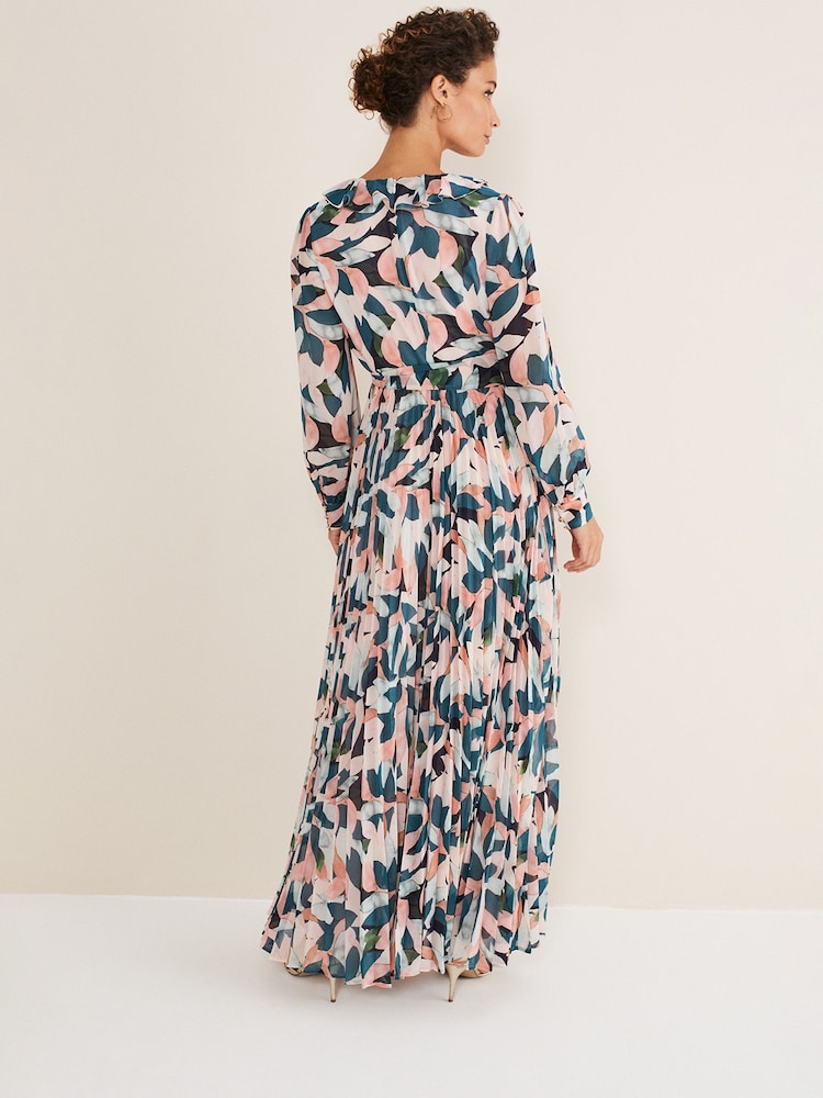 Phase Eight Natural Petite Averie Print Maxi Dress - Image 2 of 6
