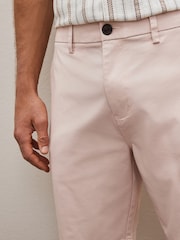 Hellpink - Stretch-Chinoshorts - Bild 4 von 9