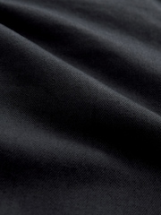 Black Stretch Denim Shorts - Image 9 of 9