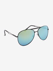 Black/Blue Pilot Polarised Sunglasses - Image 2 of 5
