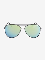 Black/Blue Pilot Polarised Sunglasses - Image 3 of 5