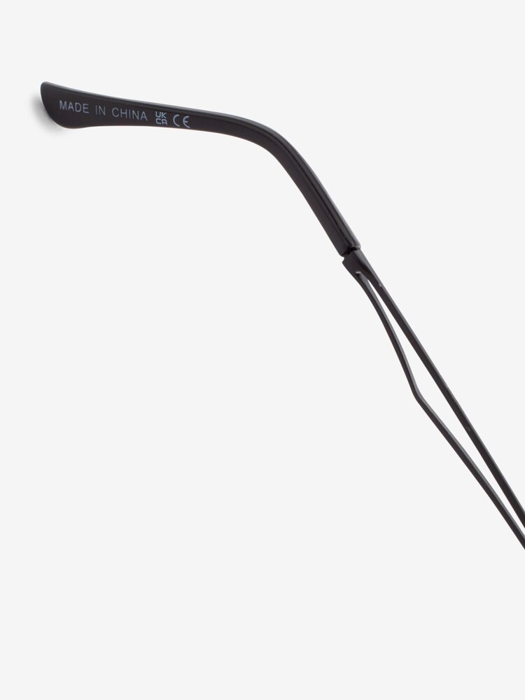 Black/Blue Pilot Polarised Sunglasses - Image 5 of 5