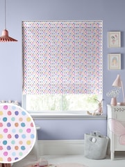 Voyage Blossom Kids Dotty Made To Measure Roman Blind - Image 1 of 6