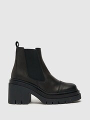 Schuh Adah Leather Chunky Boots - Image 1 of 4