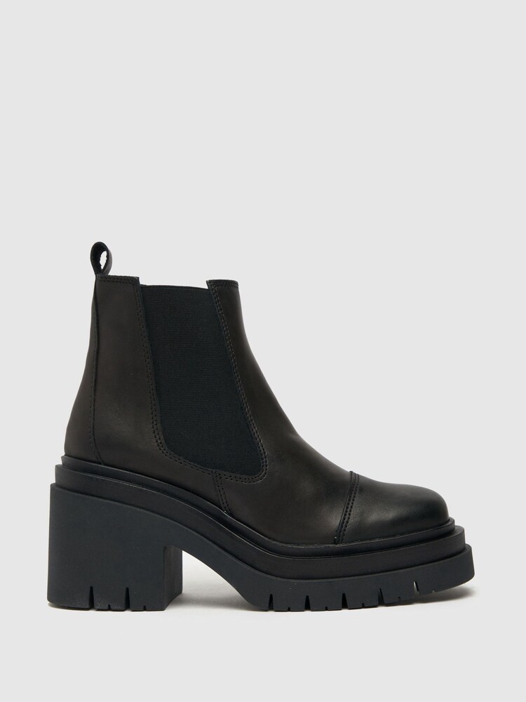 Schuh Adah Leather Chunky Boots - Image 1 of 4