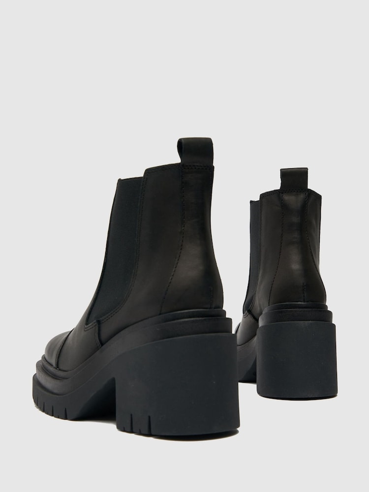 Schuh Adah Leather Chunky Boots - Image 4 of 4