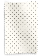 Laura Ashley Grey Louise Star Made To Measure Roman Blinds - Image 5 of 6
