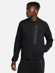 Nike Black Tech Fleece Bomber Jacket - Image 1 of 11