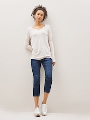 Inky Blue Cropped Slim Jeans - Image 2 of 5