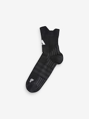adidas Black Tennis Quarter Socks - Image 2 of 2