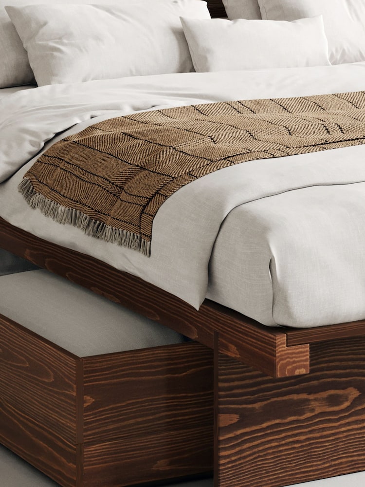 Get Laid Beds Coffee Bean Japanese Solid Wood Storage Bed Combo - Image 2 of 3