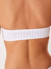 White Triple Boost Lace Strapless Wired Bandeau Bra - Image 4 of 6