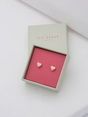 Ted Baker Rose Gold Tone HARLY:  Tiny Heart Stud Earrings - Image 1 of 8