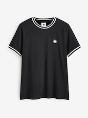 Pretty Green Waterfall Stripe Tipped T-Shirt - Image 4 of 6