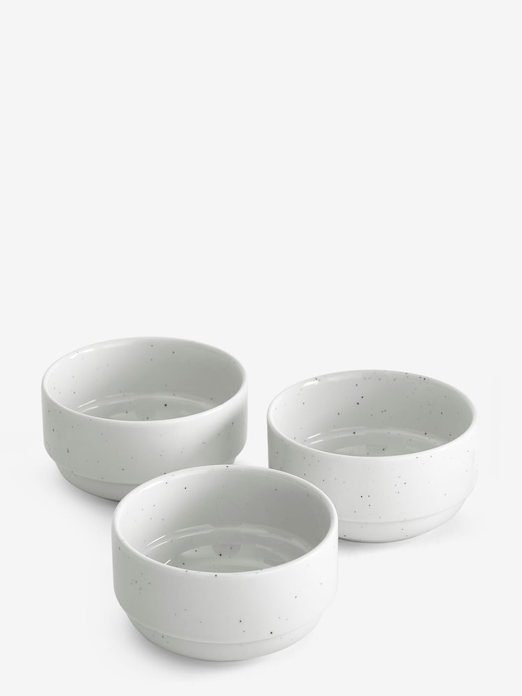 Conjunto de tigelas 3 Hayden Speckle Nibble and Dip - Imagem 3 de 3