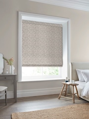 Laura Ashley Brown Maidenhair Woven Made To Measure Roman Blinds - Image 5 of 6