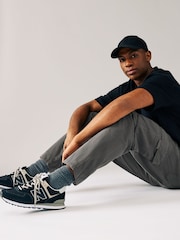 Charcoal Grey Belted Tech Cargo Trousers - Image 4 of 12