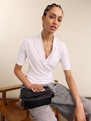 Baukjen White Rosamund Wrap Top - Image 1 of 3