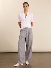 Baukjen White Rosamund Wrap Top - Image 2 of 3