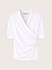 Baukjen White Rosamund Wrap Top - Image 3 of 3