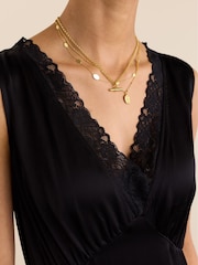 Baukjen Anoushka Satin Slip Dress - Imaginea 5 din 6
