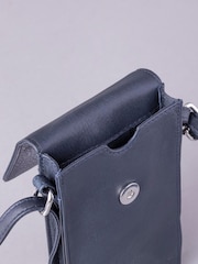 Lakeland Leather Navy Cross-Body Phone Pouch Bag - Image 4 of 6