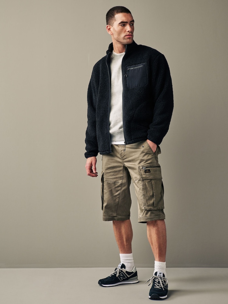 Dark Stone 3 Quarter Cargo Shorts - Image 2 of 8