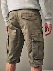 Dark Stone 3 Quarter Cargo Shorts - Image 3 of 8