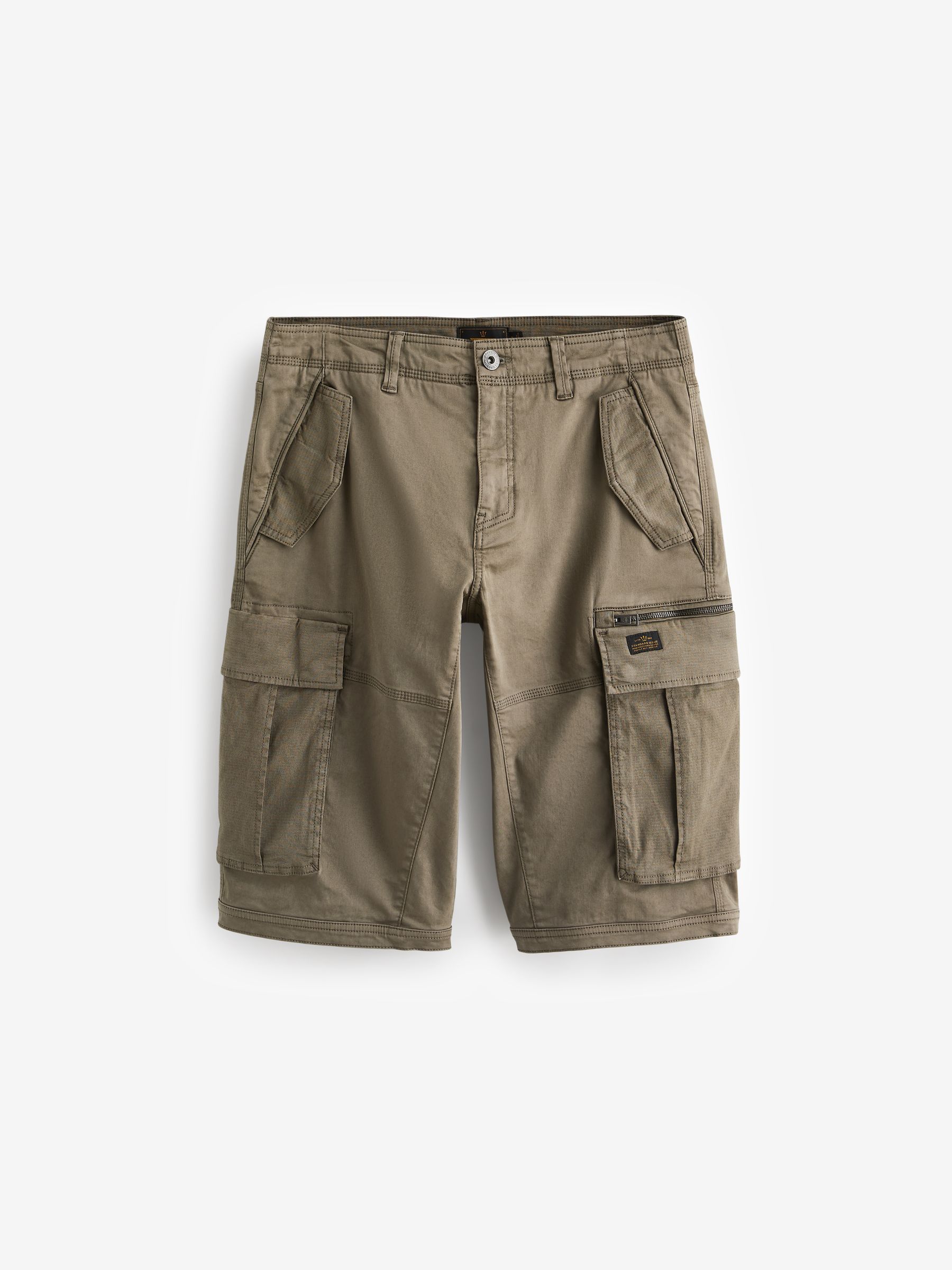 Buy Dark Stone 3 Quarter Cargo Shorts from Next France