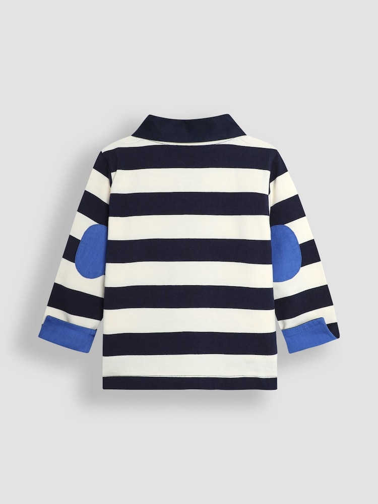 JoJo Maman Bébé Stripe Rugby Shirt - Imagen 2 de 5 JoJo Maman Bébé Stripe Rugby Shirt - Imagen 2 de 5