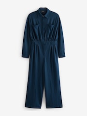 Navy Blue Long Sleeves Utility Boiler Suit - Image 3 of 4