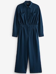 Navy Blue Long Sleeves Utility Boiler Suit - Image 4 of 4