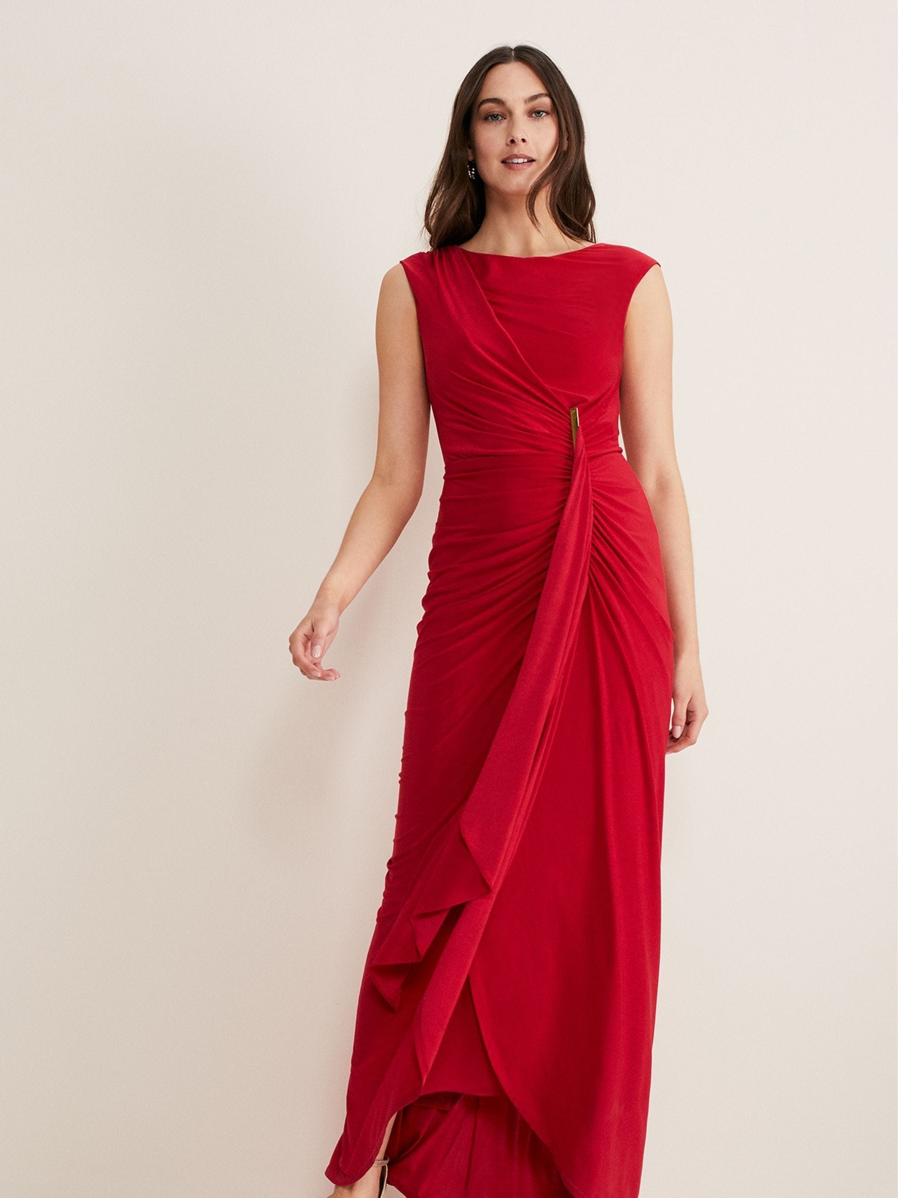 Phase eight red maxi dress shop