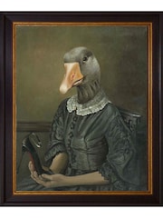 Brookpace Lascelles Green Lady Duckworth Framed Wall Art - Image 1 of 3