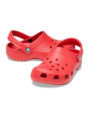 Красный - Crocs классические сабо в стиле унисекс для малышей - Изображение 4 из 8